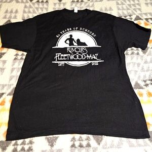 Fleetwood Mac 2022 Rumours Tour "45 Years of Rumours" T-Shirt Size XL